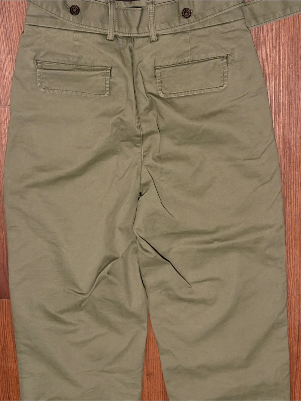 Banana Republic Olive Authentic Chino Pants